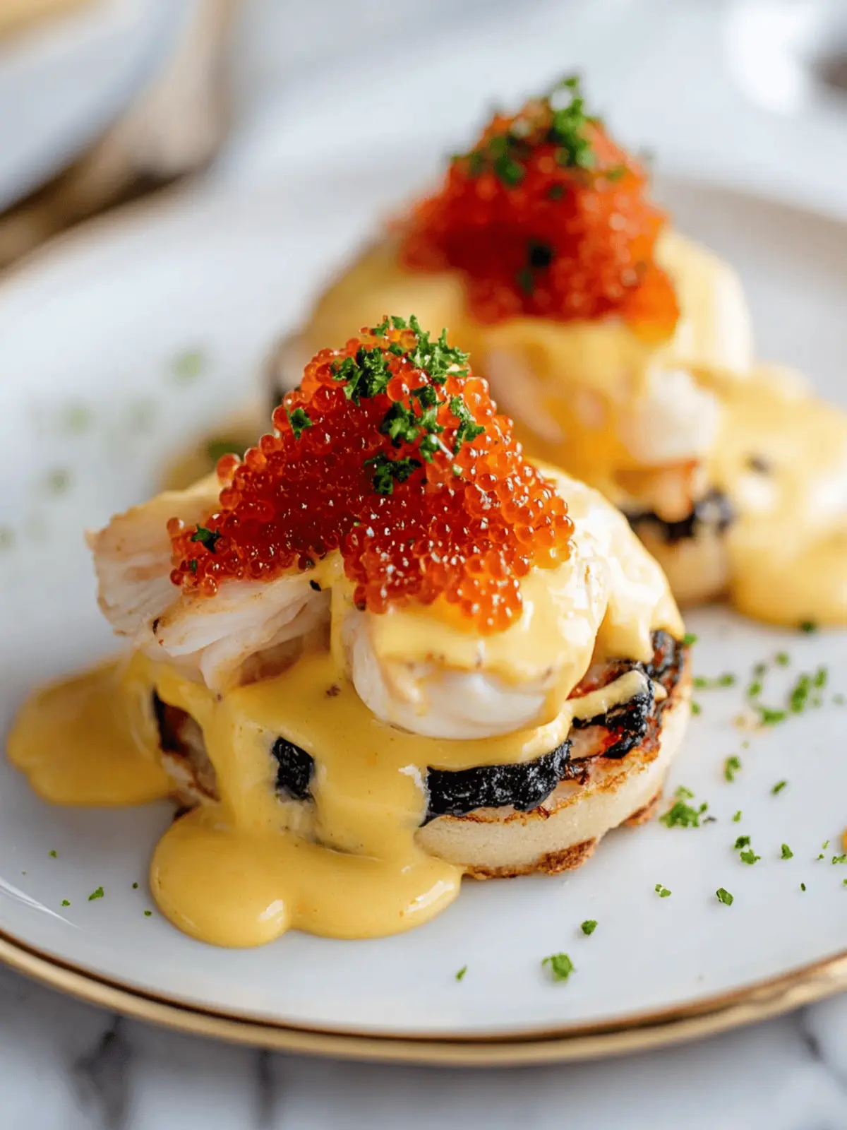 Eggs Benedict with Caviar
